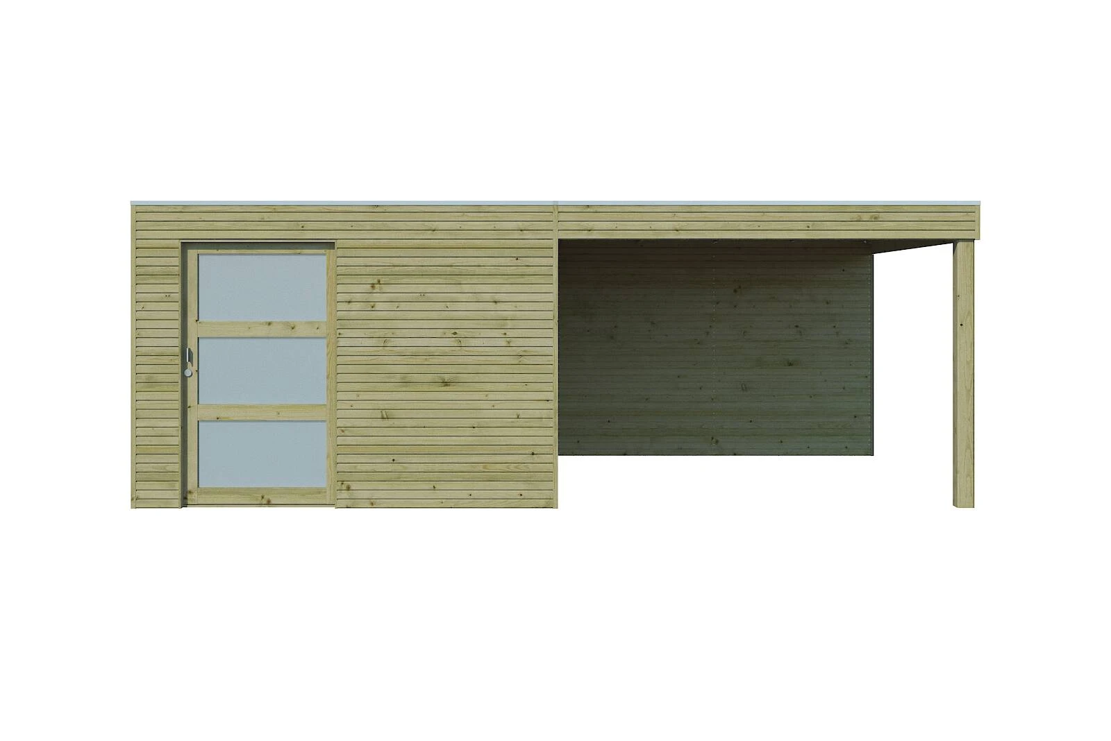 Woodlands Blokhut QBS Groen Geïmpregneerd 600 x 300 cm - Afbeelding 6